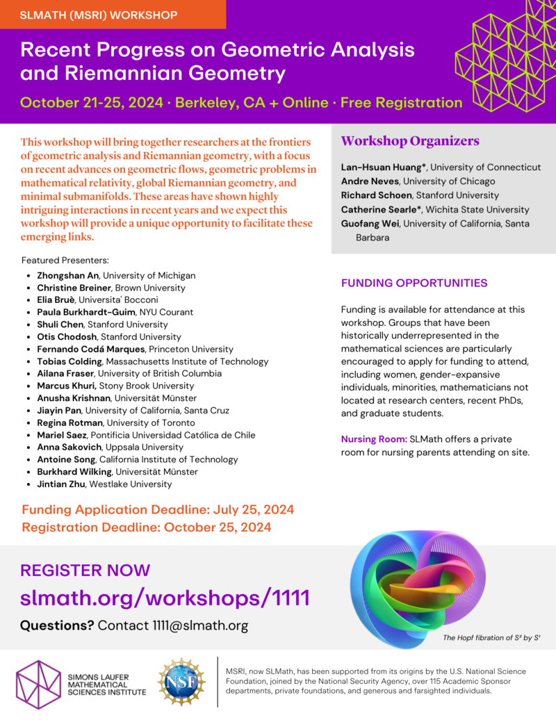 Workshops Detail - SLMath