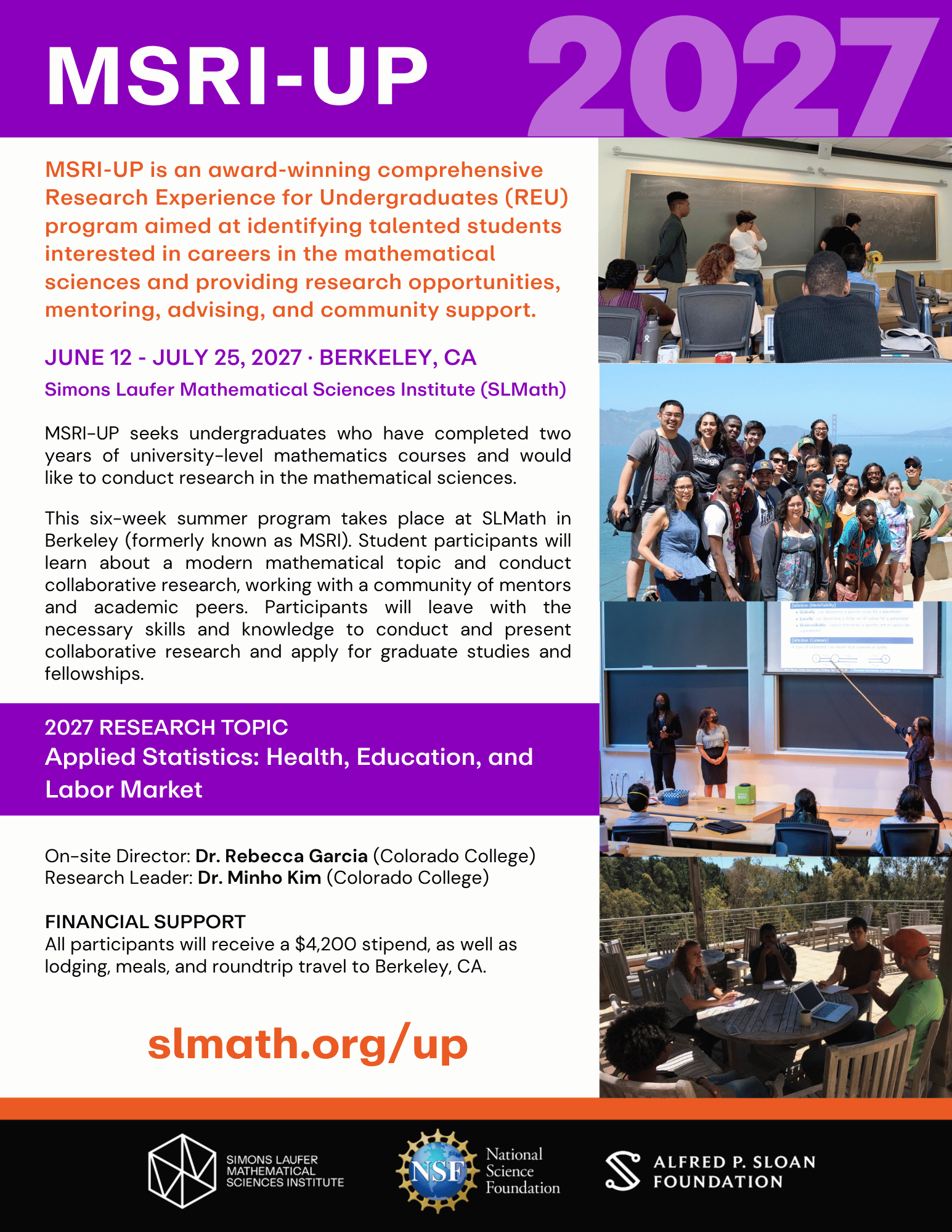 MSRI-UP flyer